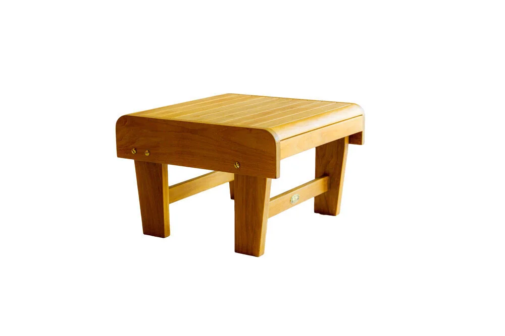 Traditional Folding Muskoka Chair (Adirondack Chair) — Muskoka Teak